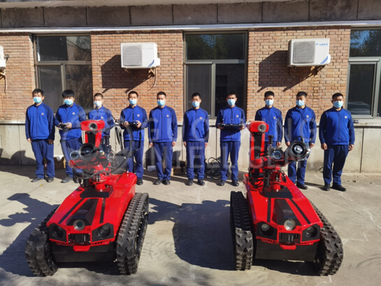 Lieferung eines explosionsgeschützten Löschroboters der Beijing Yanshan Petrochemical Company