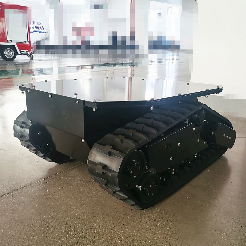 Hochwertiges Gummiketten-Mini-Roboter-Panzerketten-Chassis im Großhandel