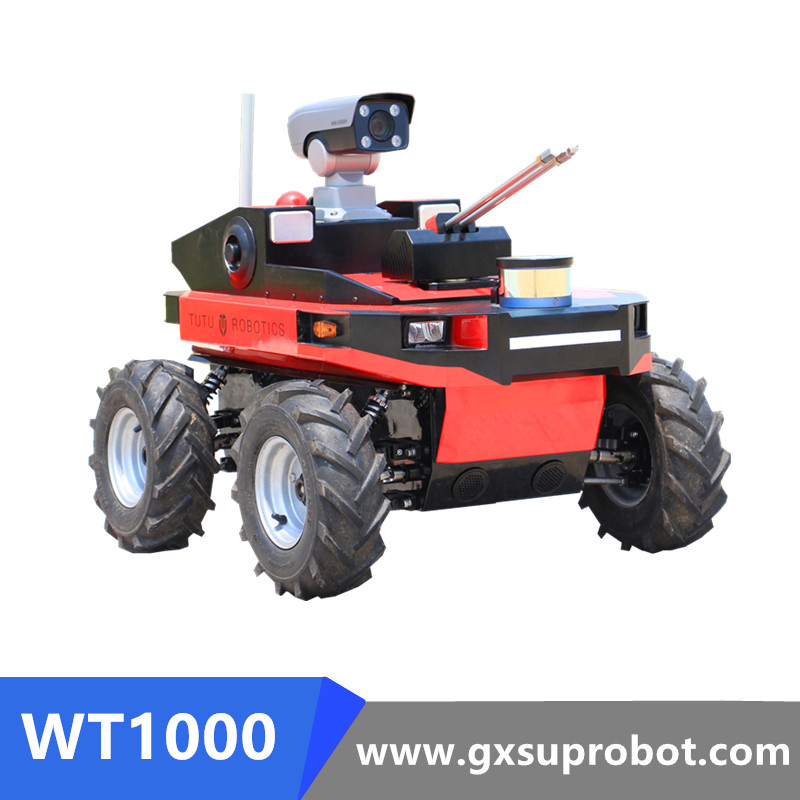 WT1000 KI-Überwachungssicherheitsroboter Intelligent mit Verteidigungssystem