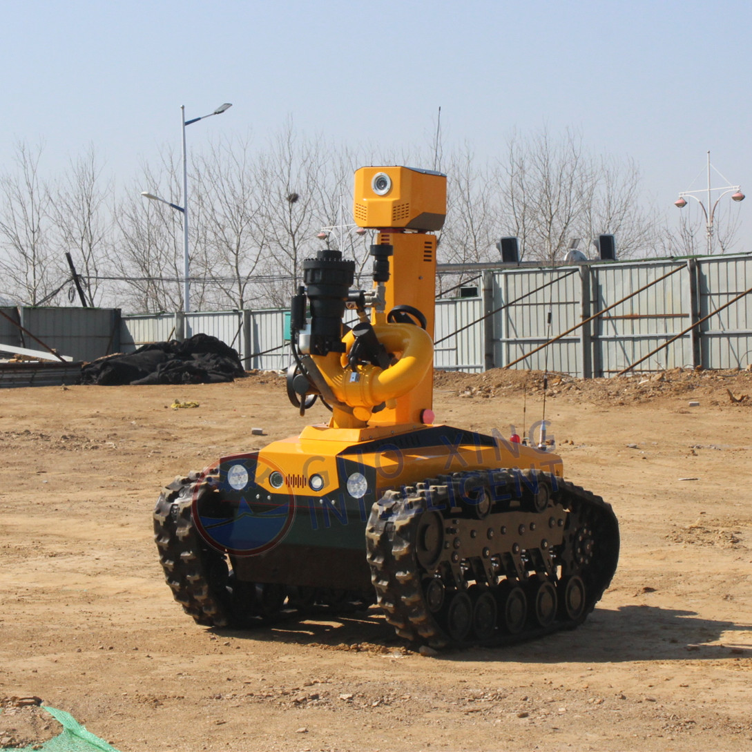 RXR-M80D-13KT Intelligente Fernbedienung Robotik Feuerlöschroboter Fahrzeug Feuerlöscher Roboter