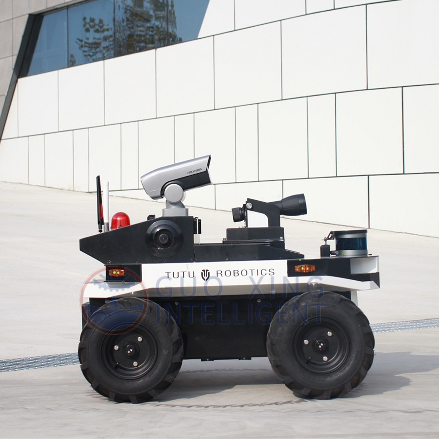 UGV Autonomer Sicherheitspatrouillenroboter mit Selbstaufladung