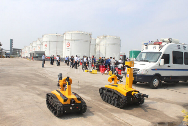 Feuerrettungsübung in Yantai