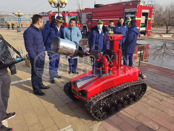 Feuerrettungsübung im Bezirk Fengtai in Peking