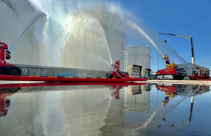 Explosionssicherer Brandbekämpfungsroboter für gefährliche Industriestandorte