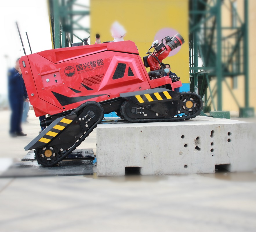 Intelligenter multifunktionaler Aufklärungs-Diesel-UGV-Brandbekämpfungsroboter