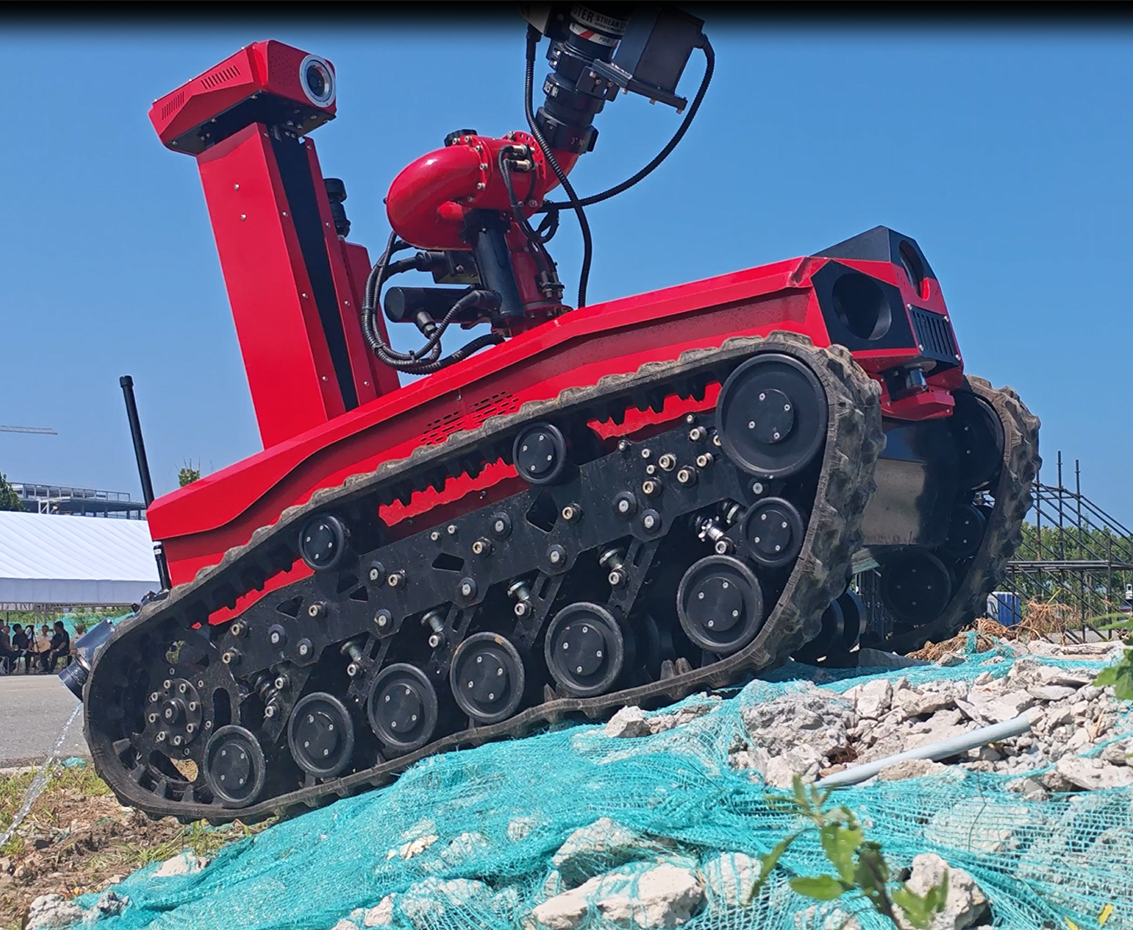 Fortgeschrittene explosionssichere Brandbekämpfungsroboter mit Gaserkennung